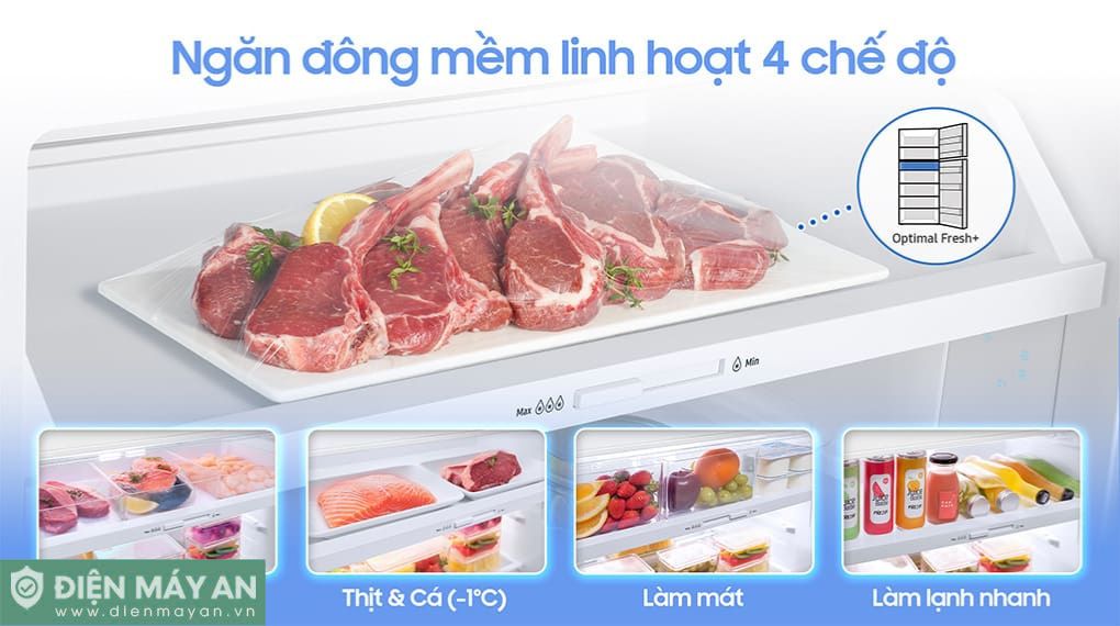 Tủ Lạnh Samsung Inverter 406 Lít Bespoke RT42CB6784C3SV